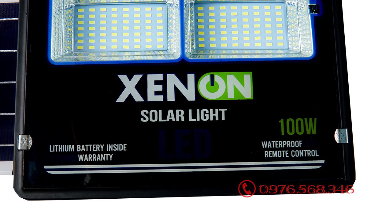 Đèn pha Năng Lượng Mặt Trời 100W Xenon X100W